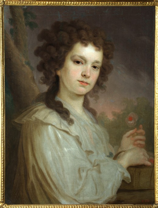 Porträt von Olga Kusminitschna Filippowa (1772-1829) von Wladimir Lukitsch Borowikowski