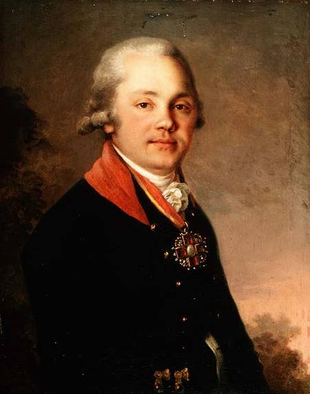 Portrait of Alexander Dmitrievich Arseniev (1766-1823) von Wladimir Lukitsch Borowikowski