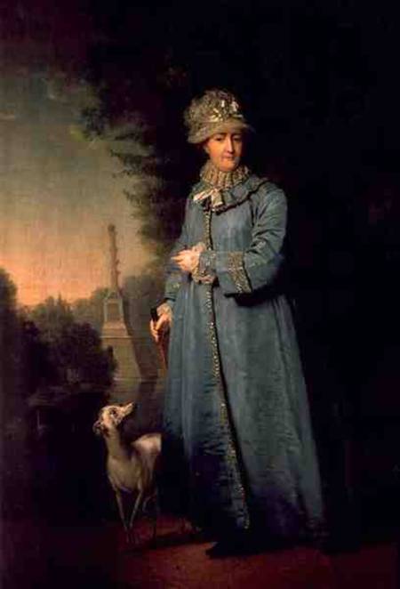 Portrait of Catherine II von Wladimir Lukitsch Borowikowski