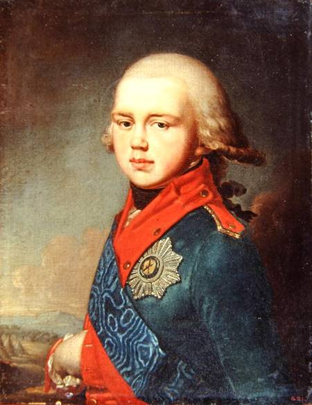 Portrait of Grand Duke Konstantin Pavlovich (1779-1831) von Wladimir Lukitsch Borowikowski