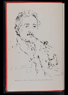 Porträt von Albert Einstein (1879-1955) 1924 1924