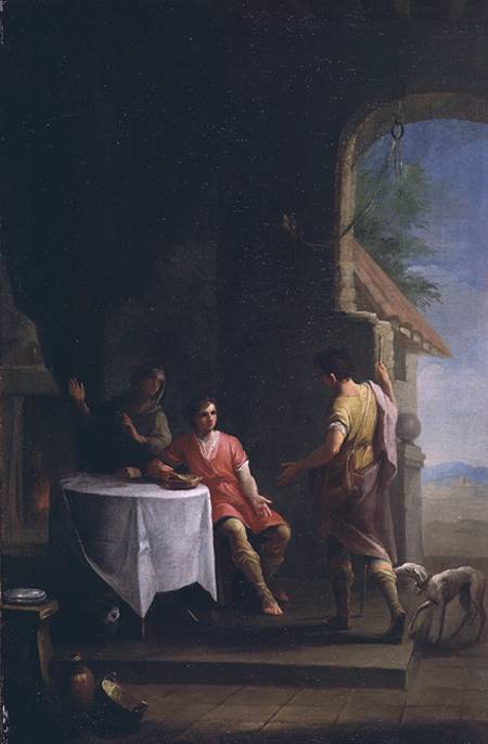 Esau selling his Birthright to Jacob von Zacarias Gonzalez Velazquez