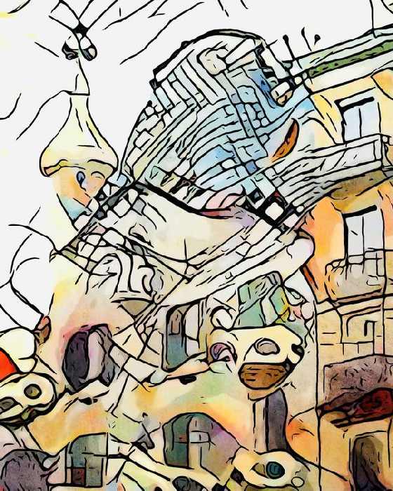Kandinsky trifft Barcelona, Motiv 4 von zamart