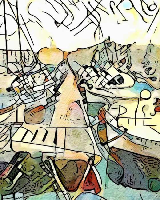 Kandinsky trifft Marseille, Motiv 10 von zamart
