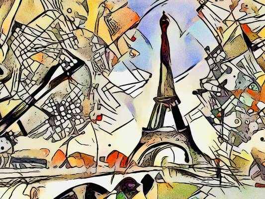 Kandinsky trifft Paris 2 von zamart