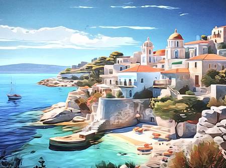 Griechische Inseln, Motiv 4 2024