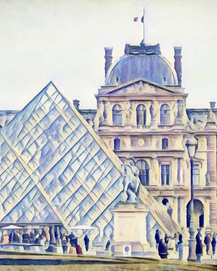 Louvre in Paris, AQ 10 2023